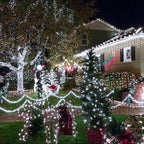 JMEXSUSS 300 LED White Christmas Lights, Outdoor Indoor, 8 Modes, Waterproof - Image 6