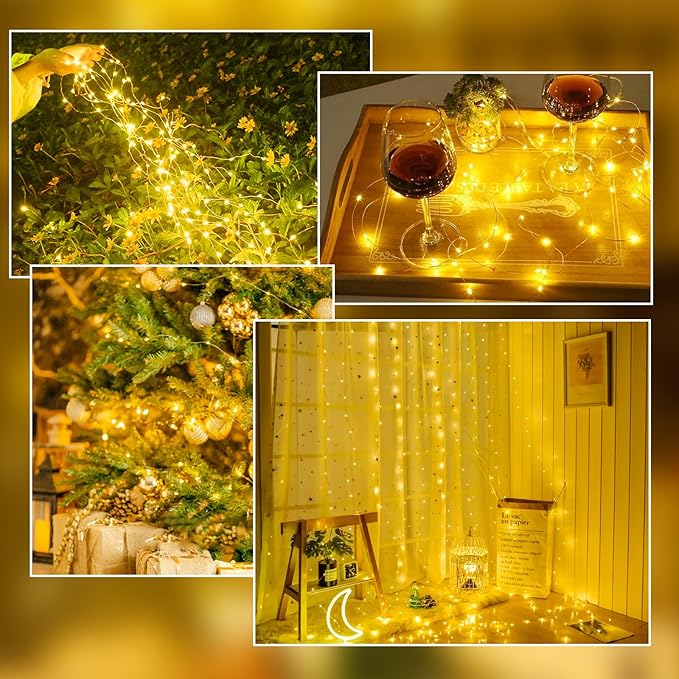 4-Pack Fairy Lights Battery Operated - Image 5