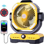 WESTTREE Battery Powered Fan Powerful Airflow Battery Operated Air Circulator - Image 8