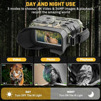 WOSPORTS 4K Infrared Night Vision Goggles – 1300FT Range, 8X Digital Zoom - Image 2