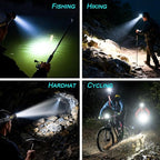 Headlamp Rechargeable 5000 High Lumen: Super Bright LED Head Lamp - Image 8