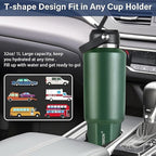 HYDROWION 32 oz Insulated Water Bottle, Car Water Bottle Holder - Image 2