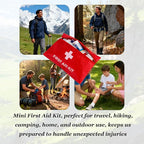 QCWN 20 Pack Empty First Aid Bag Mini Medical Kit Pouch Small Travel Emergency - Image 6