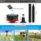 Solar Sensor Security Alarm Lights Outdoor, 360° Motion Detector LED Flashing - Image 9