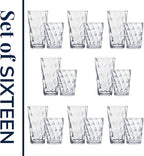 US Acrylic Optix Plastic Reusable Drinking Glasses 14oz Rocks & 20oz Water Cups - Image 8
