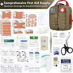 Everlit Survival Upgraded Survival First Aid Kit Emergency Gear Trauma Kit - Image 3
