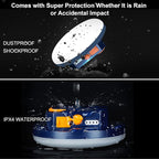 UV Flashlight Camping Light, IODOO 10000mAh 48 LED 395nm UV / 6500K Floodlight - Image 4