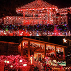 Upgraded 75.8 FT 200 LED Red Christmas Lights Outdoor Indoor, Memory Function & - Image 5