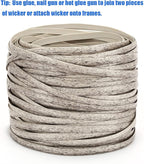 Lahpivieh 120 Ft Wicker Repair Kit, Plastic Wicker Material, Faux Rattan - Image 5