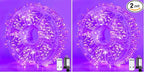 JMEXSUSS 400 LED Purple Christmas Lights Indoor Outdoor, 132 ft String Lights by JMEXSUSS