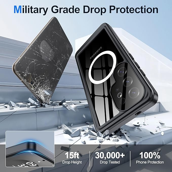ANTSHARE IP68 Waterproof Case for Samsung Galaxy S25 Ultra - Image 4