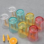 BPA-Free Plastic Tumblers 8 Pack | Reusable Dishwasher Safe | Stackable - Image 6