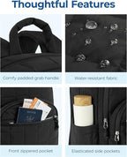 BAGSMART College Laptop Backpack, Travel Backpack - Image 9