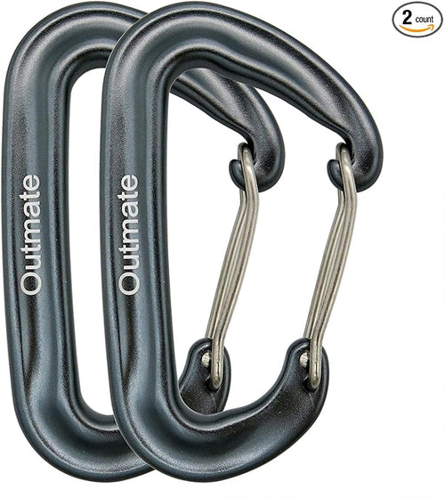 12kN 3.2"x2" Heavy-Duty Carabiner Clips by Outmate
