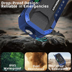 KAYINOW Emergency NOAA Weather Radio, Solar Hand Crank FM AM Radio - Image 5