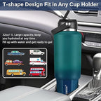 HYDROWION 40 oz Insulated Water Bottle, Car Water Bottle Holder - Image 2
