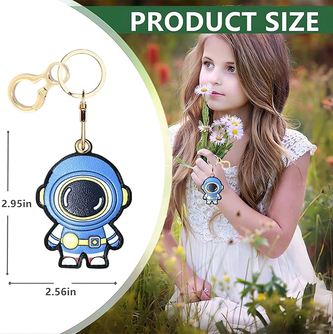 Leather Keychain Holder Case Compatible - Image 2