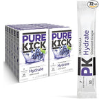 PURE KICK Hydration Singles to Go Drink Mix, Concord Grape, Includes 12 Boxes by PureKick