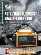 5000 Emergency Weather Radio- Portable Radio AM/FM/SW/NOAA - Image 2