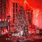 70FT Red String Lights, 210 LED Waterproof Seasonal Fairy Lights - Image 6