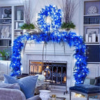 JMEXSUSS 33ft 100 LED Blue Christmas Tree Lights, Battery Operated Christmas - Image 4