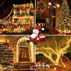 2 Pack 200 LED Solar String Lights - Image 8