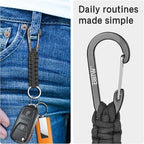 EOTW Paracord Keychain for Men Women Paracord Carabiner Backpack Keychain - Image 4