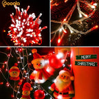 Christmas String Lights, 66 ft 200 LED Christmas Lights Plug in, Indoor Outdoor - Image 5
