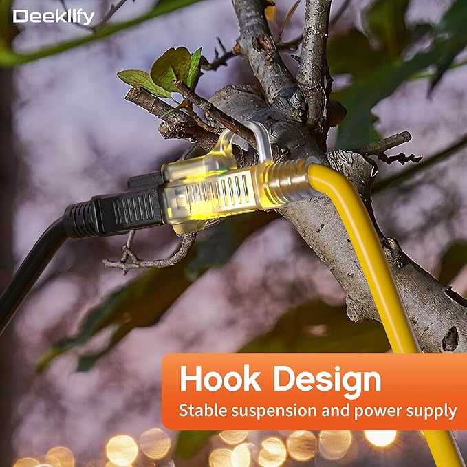 12 Gauge 150 FT Heavy Duty Outdoor Extension Cord Waterproof - Image 3
