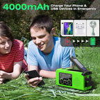 NITIGO Emergency Radio, Reading Lamp, Flashlight, SOS Alarm, Headphone Jack - Image 4