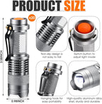 Fumete 20 Pieces LED Flashlight Mini 3 Mode Tactical Torch Small Water - Image 2