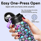 Insulated Water Bottle with Straw - Image 4