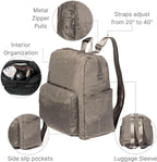 Baggallini Women's Carryall Packable Backpack, Sterling Shimmer - Image 4
