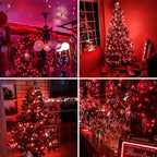 Connectable 200 LED String Lights Indoor Outdoor, 66FT Red Christmas Lights - Image 7