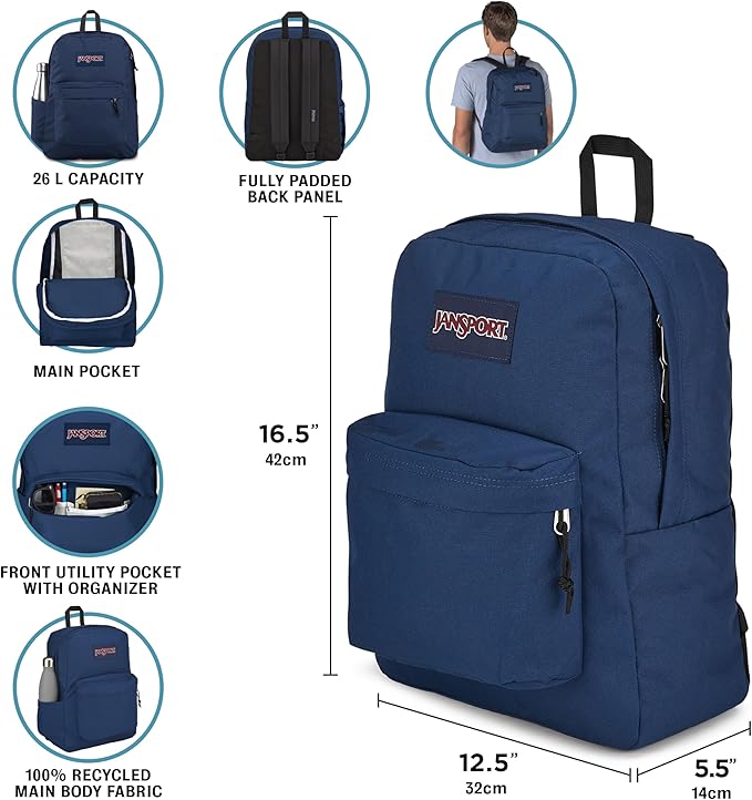 JanSport SuperBreak Plus Backpack - Image 6