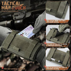 LIVANS Map Case Tactical Arm Sleeve QB Wristband Map Pouch Tactical Armband - Image 2