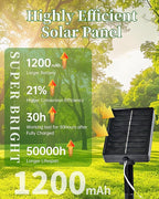 MERRIMAX M Solar Rope Lights Outdoor, 72FT 200LED Solar String Lights - Image 3