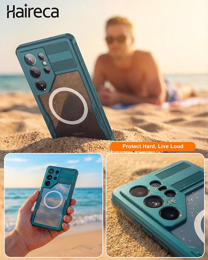 for Samsung Galaxy S26+ Plus Waterproof Case, Magnetic Heavy Duty Military - Image 6