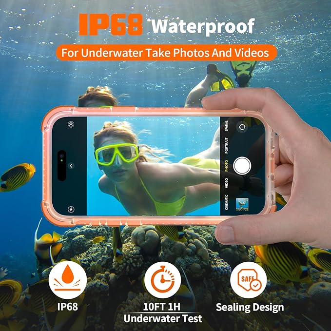 for iPhone 15 Pro Waterproof Case Compatible - Image 3