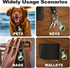 Linsaner Case for AirTag 2nd Gen & 1st Gen, Silicone Holder Keychain Key Ring - Image 6
