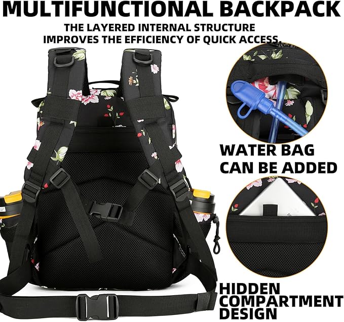 Lovelinks21 25L Tactical Military Backpack Small Travel Rucksack - Image 5