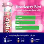 Zipfizz Daily Energy Drink Powder, Strawberry Kiwi, 20 Pack | 3-in-1 Sustained - Image 5