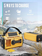 5000 Emergency Weather Radio- Portable Radio AM/FM/SW/NOAA - Image 4