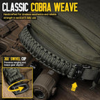 Tactical Paracord Handle，9-core Weaving Paracord Strap - Image 5