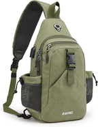 G4Free Canvas Sling Bag Crossbody Backpack by G4Free