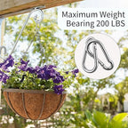 100 Pack M5 Spring Snap Hook Carabiner, Heavy Duty Galvanized Steel Quick Link - Image 6