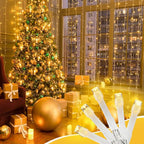 210 LEDs Warm White LED String Lights – 70FT Transparent Wire, Waterproof & - Image 5