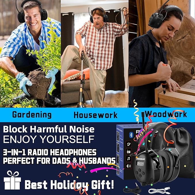 PROHEAR 033 2.0 Bluetooth Hearing Protection Headphones - Image 7