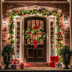 JMEXSUSS 200 LED Red White and Green Christmas Lights Outdoor, 66ft String - Image 5