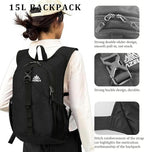 15L Small Hiking Backpack Foldable Ultralight Trekking Camping Outdoors Backpack - Image 6
